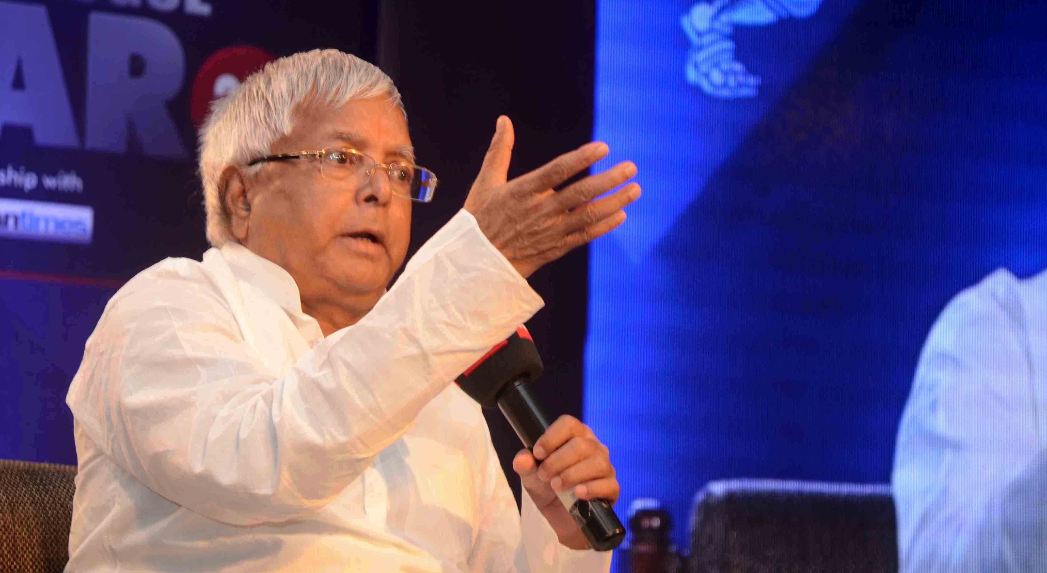 'Return Of Jungle Raj' Is an Opposition Conspiracy: Lalu Prasad 'Return Of Jungle Raj' Is an Opposition Conspiracy: Lalu Prasad