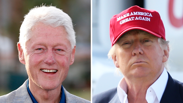 Donald Trump Now Trains His Guns on Bill Clinton