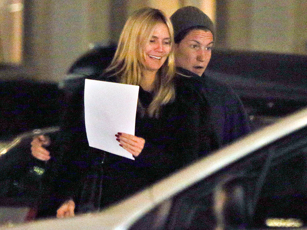 Heidi Klum Joins Boyfriend Vito Schnabel in Switzerland
