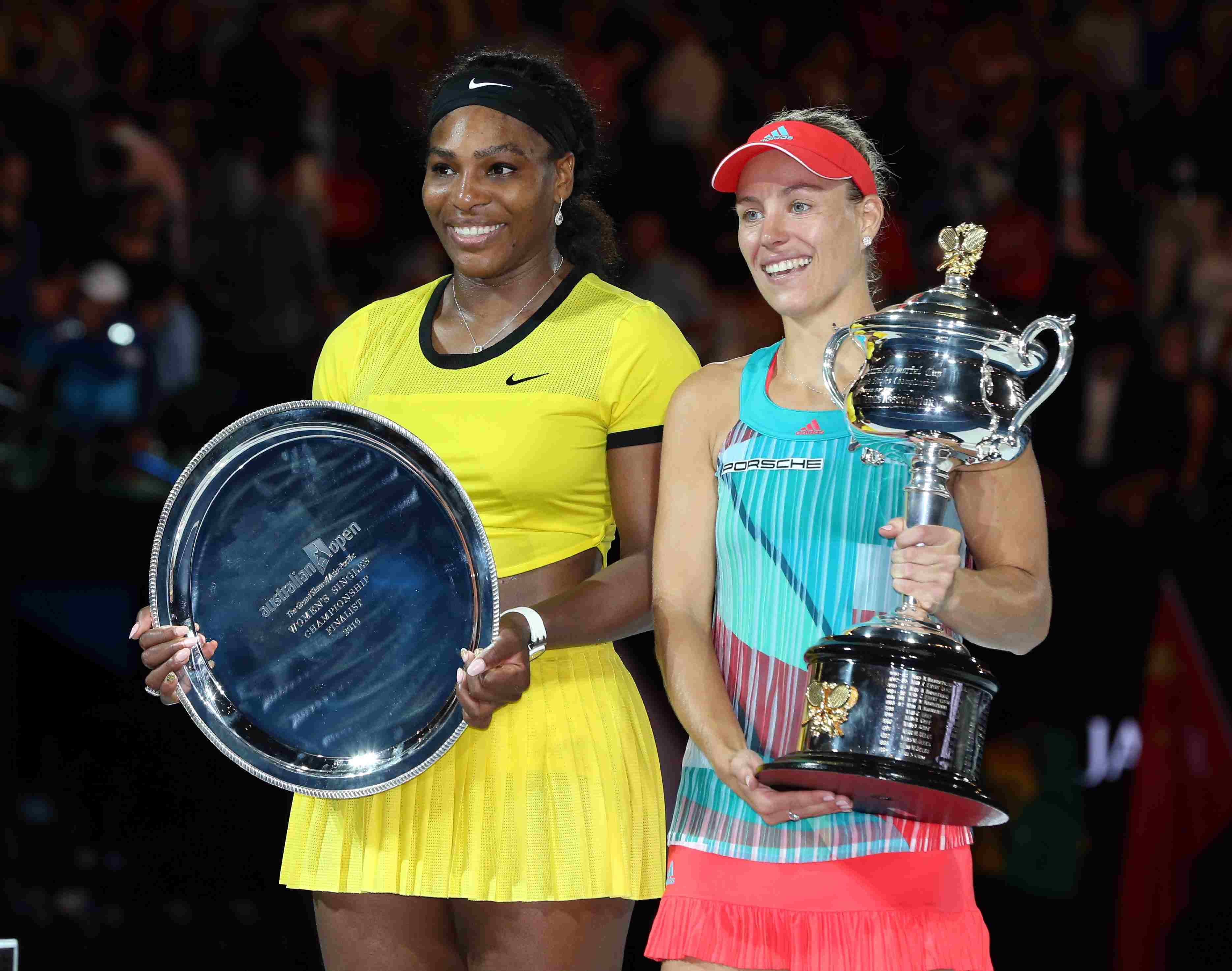 Angelique Stuns Serena to Lift Australian Open Title