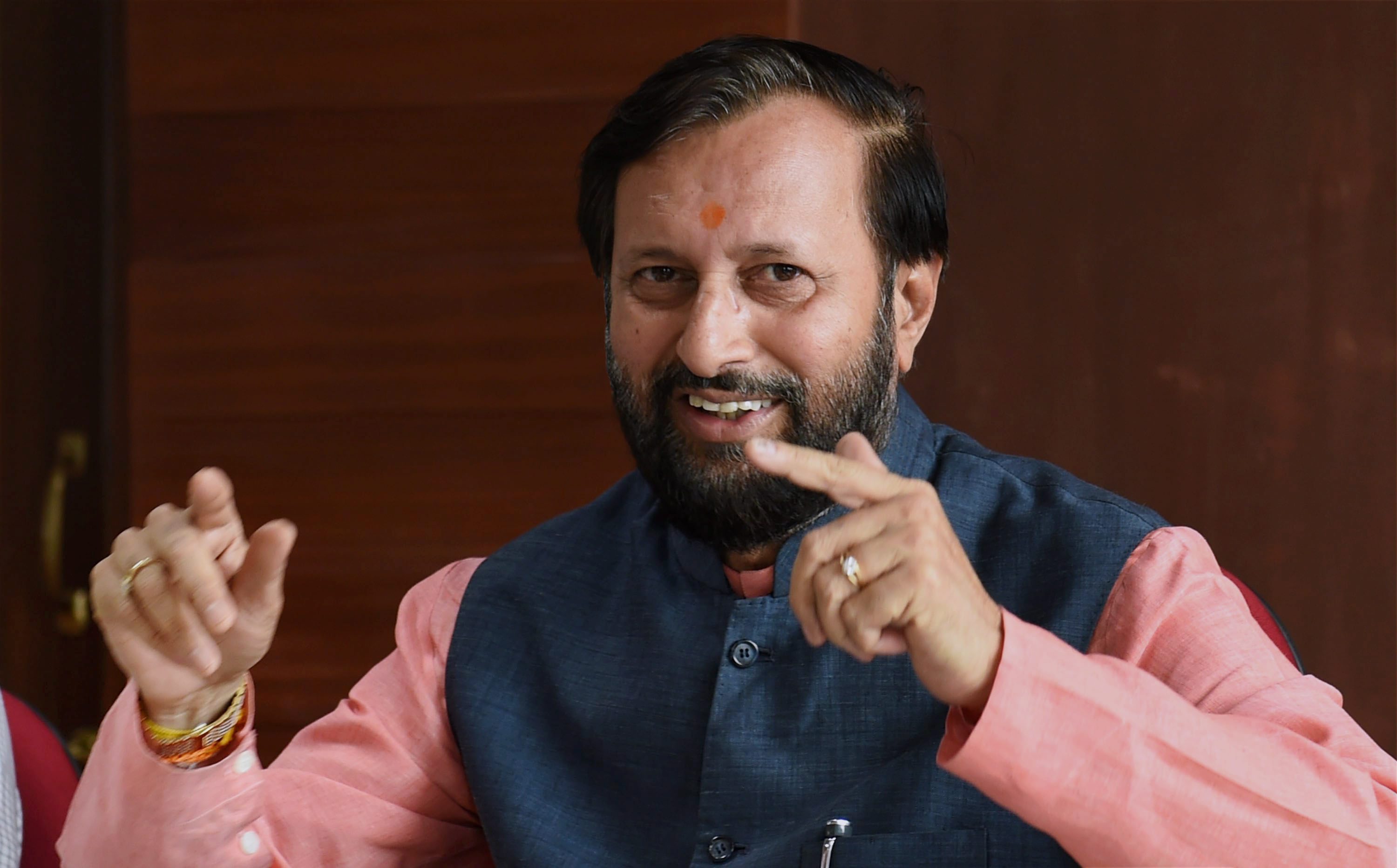 Terror to Be Key Issue in Talks with Pakistan: Javadekar