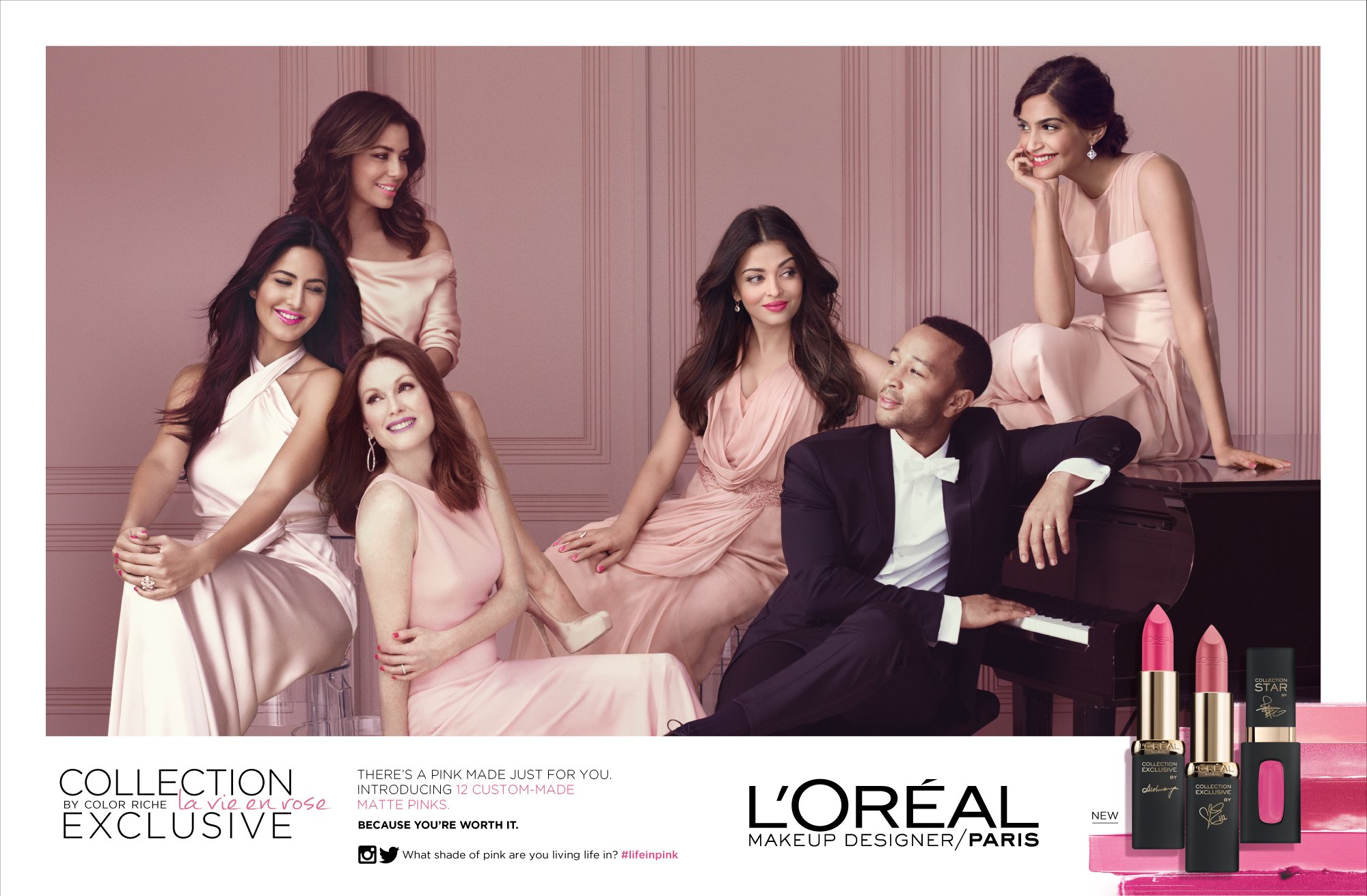 Aishwarya, Eva Longoria Look Charismatic in New L'oreal Paris Campaign