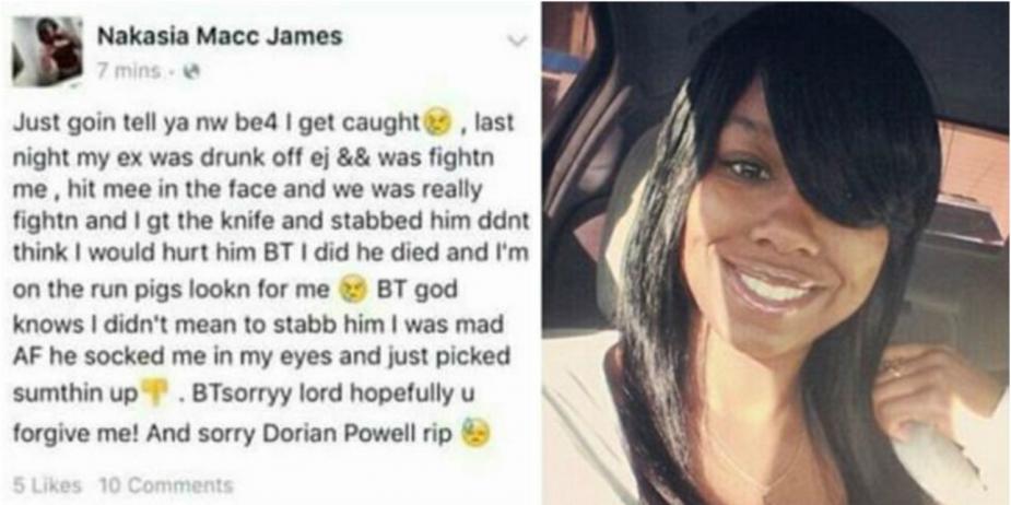 Nakasia James was Arrested After Confessing Boyfriend's Murder on Facebook