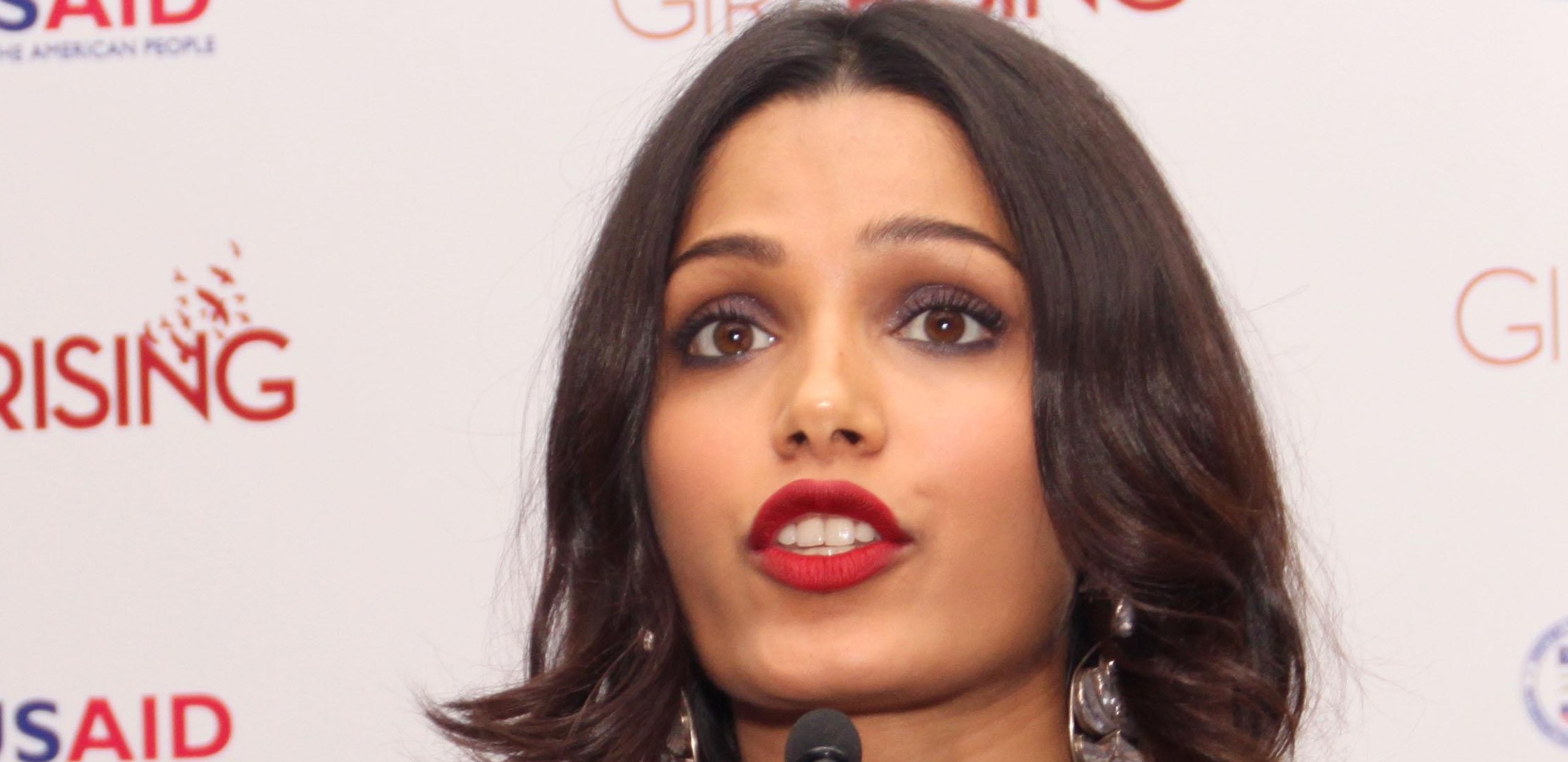 Today, roles not restricted to ethnicity: Freida Pinto