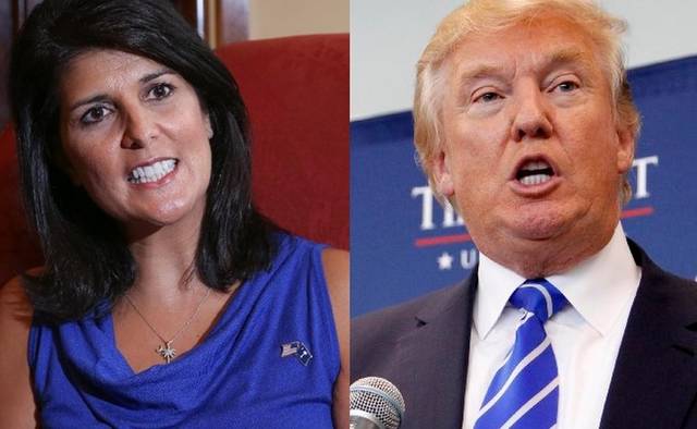 Trump Says He Gets Along Very Well with Nikki Haley