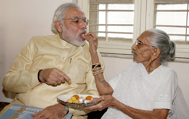 Modi's mother taken to hospital, is fine: Family