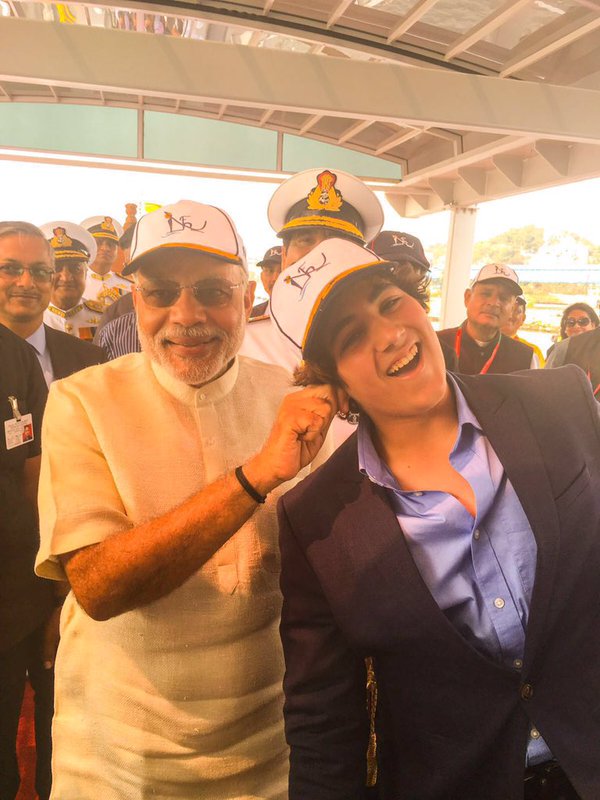 Modi Pulls 'Proud' Akshay Kumar's Son's Ear