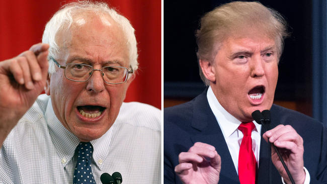 Sanders Defeats Clinton, Trump Wins in New Hampshire