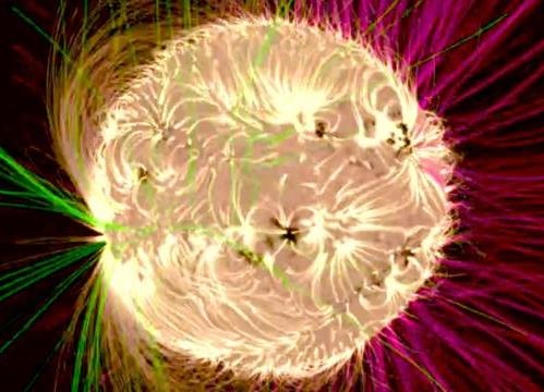 In a First, Watch 'Invisible' Magnetic Sun in Action