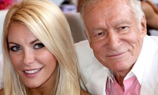 Hugh Hefner celebrates 90th birthday with wife