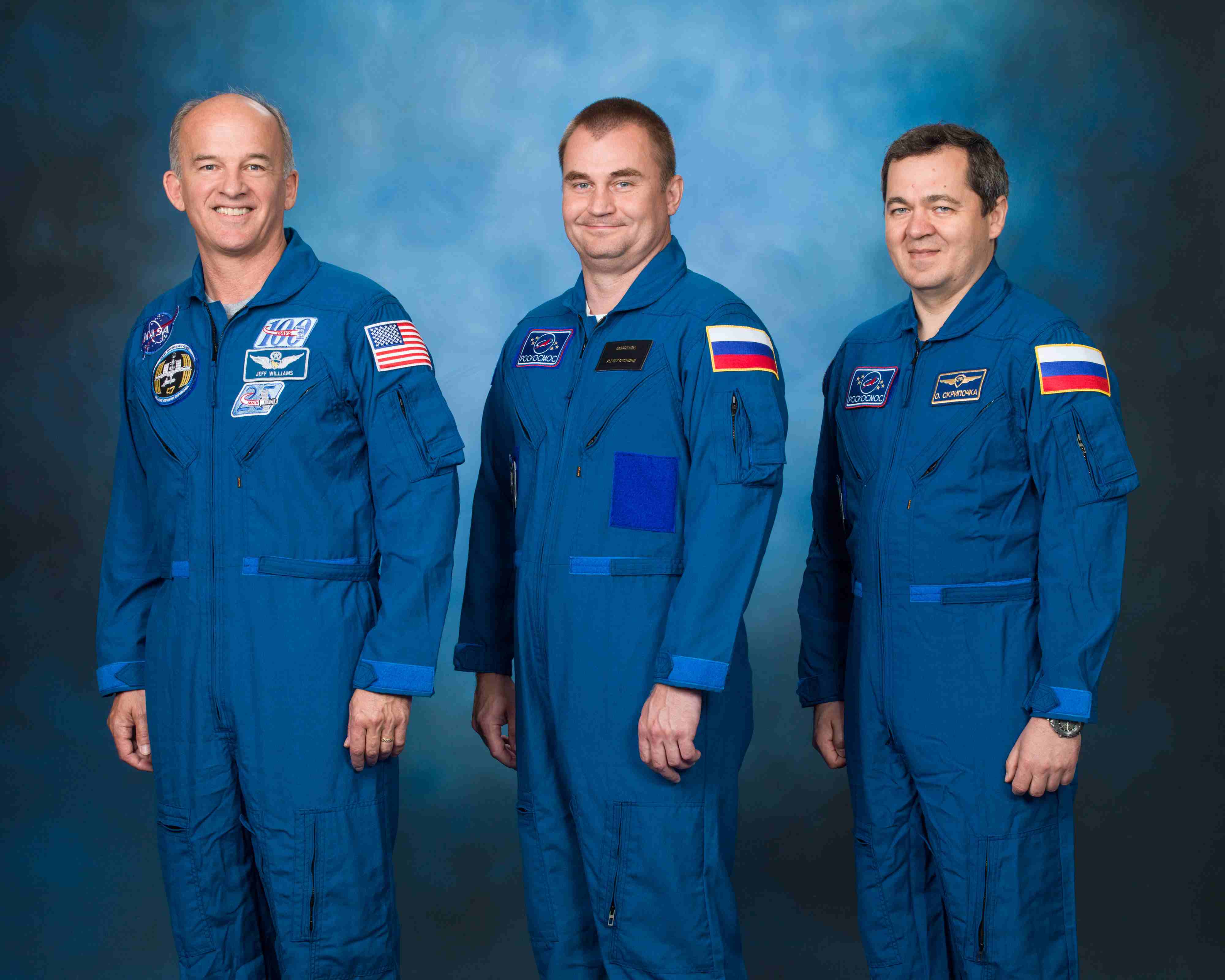 Expedition 47 crew members join ISS for Mars research
