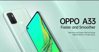 OPPO A33 with 90Hz display, triple camera launched in India OPPO A33 with 90Hz display, triple camera launched in India