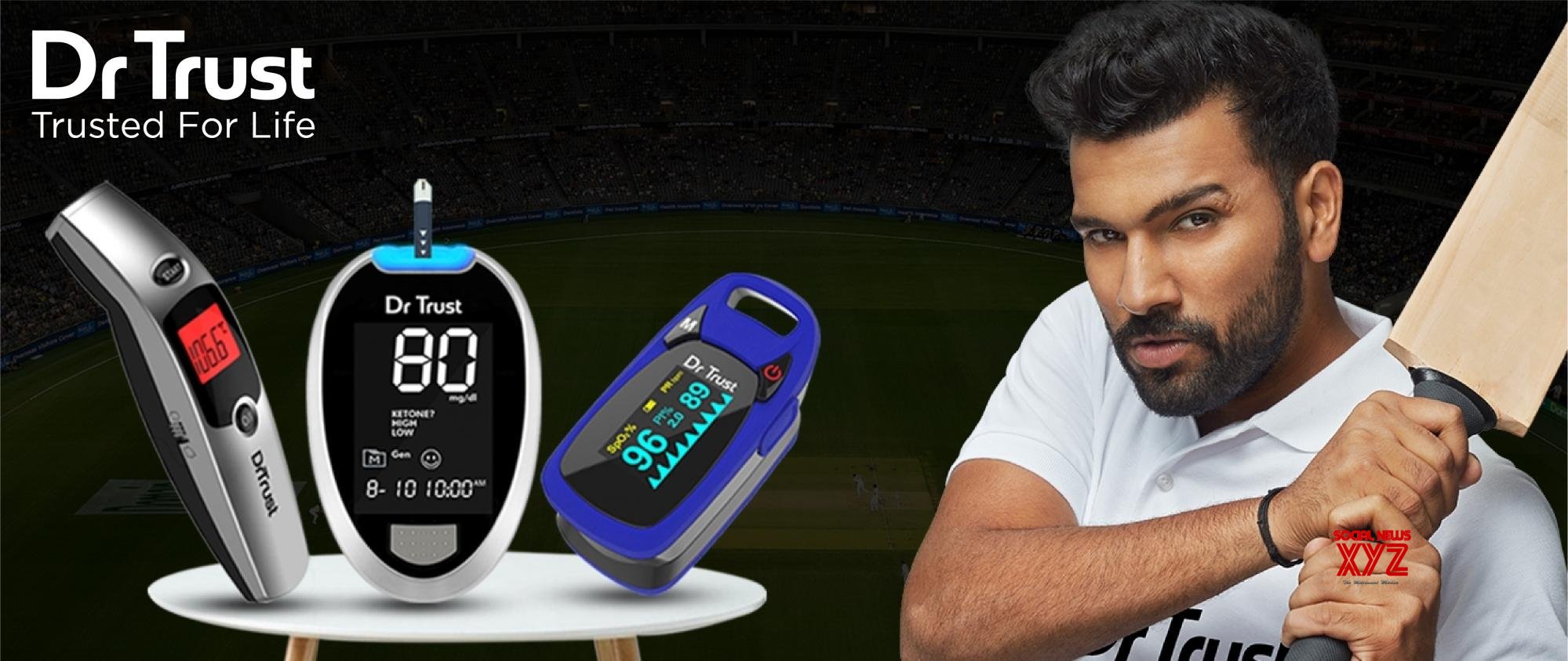 Rohit Sharma named brand ambassador of Dr Trust Rohit Sharma named brand ambassador of Dr Trust
