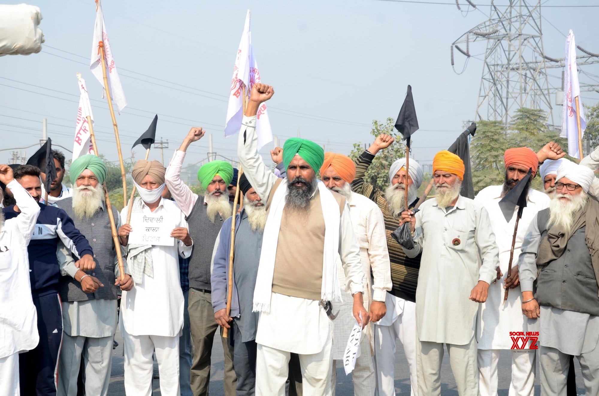 Thousands of farmers assemble at Haryana borders Thousands of farmers assemble at Haryana borders