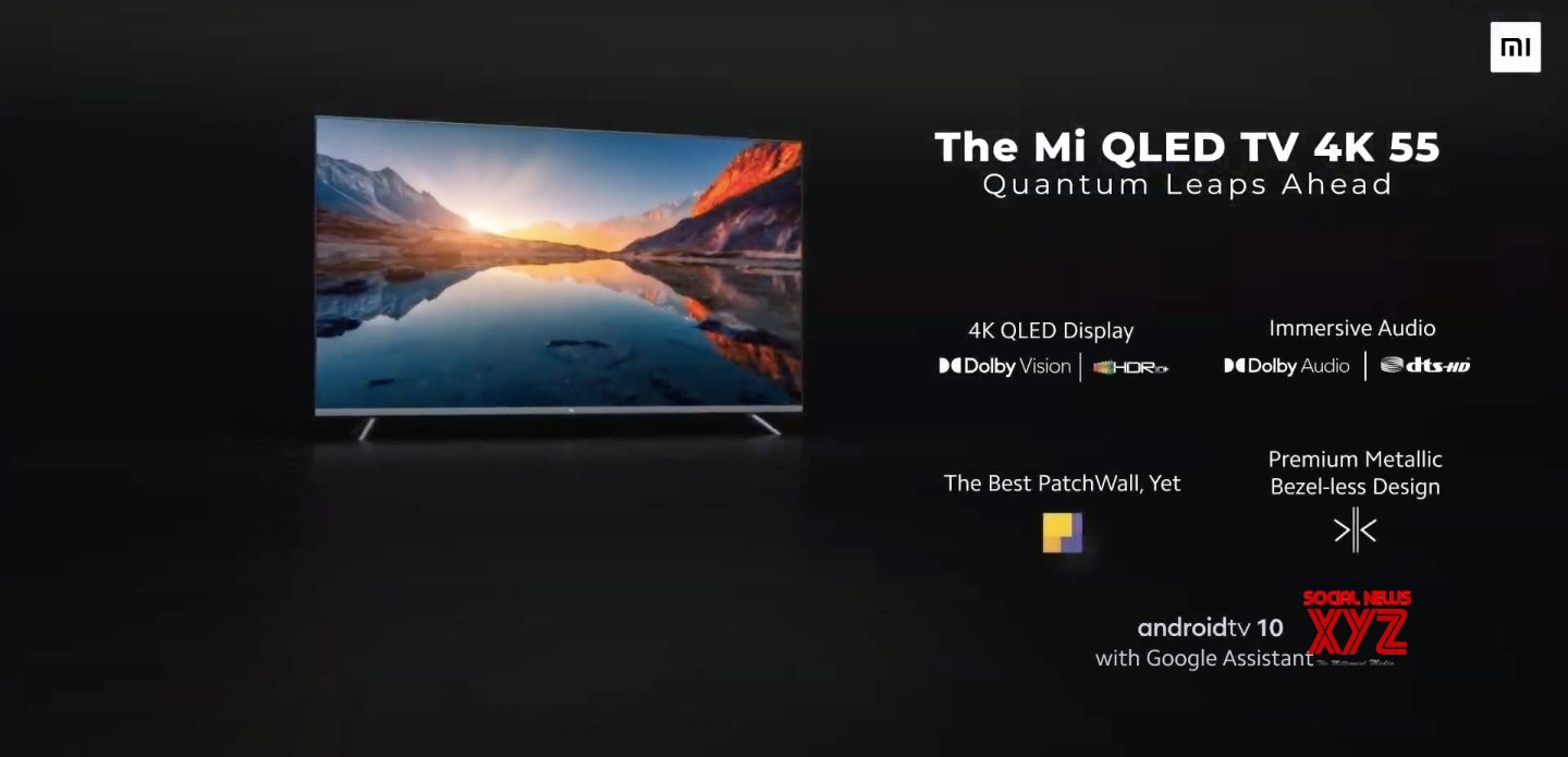 Xiaomi Mi QLED TV with 55-inch display launched at Rs 54,999 Xiaomi Mi QLED TV with 55-inch display launched at Rs 54,999