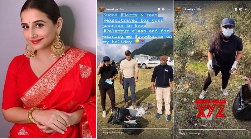 When Vidya Balan Turned Eco-Warrior During Vacations When Vidya Balan Turned Eco-Warrior During Vacations