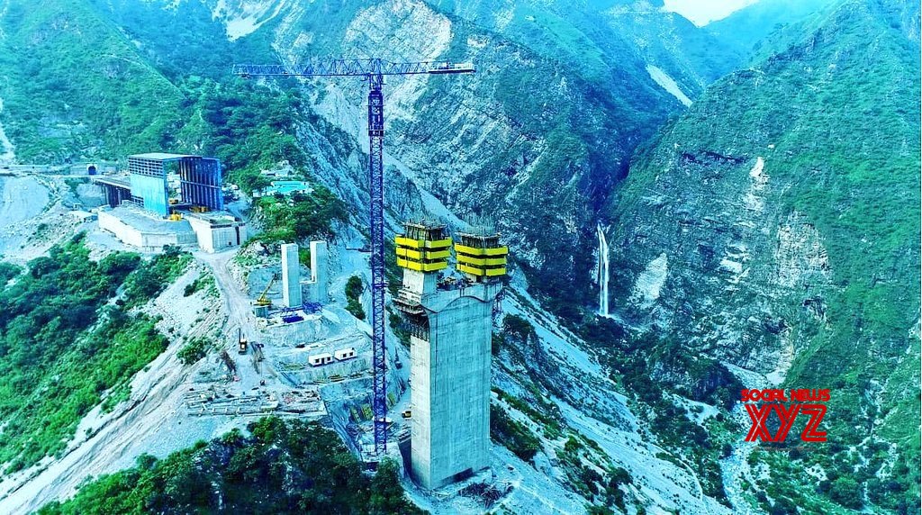 Work on in full swing for India's first arch rail bridge in J&K Work on in full swing for India's first arch rail bridge in J&K