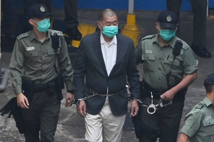 Jimmy Lai appears in HK court again for illegal assembly Jimmy Lai appears in HK court again for illegal assembly