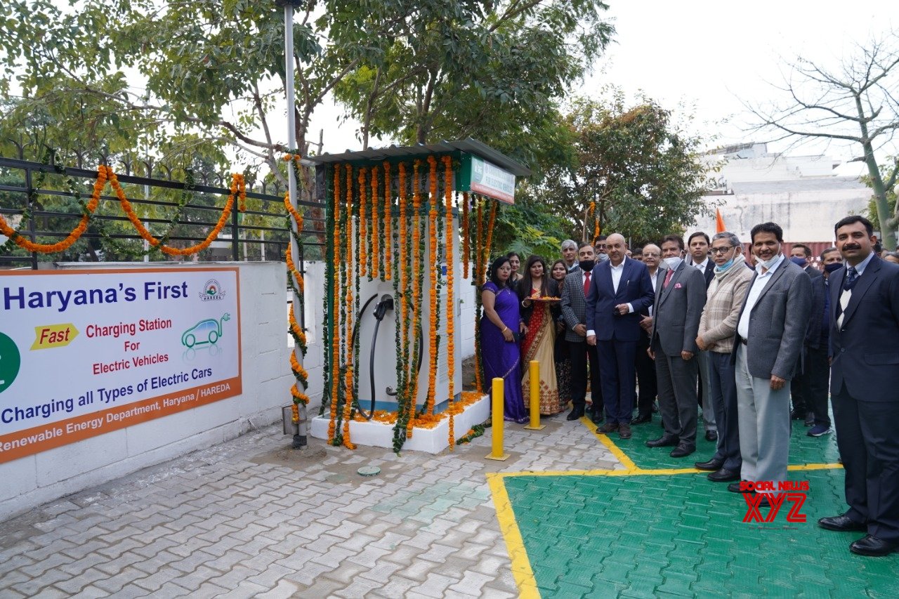 First ever free public charging station for EVs opens in Panchkula First ever free public charging station for EVs opens in Panchkula