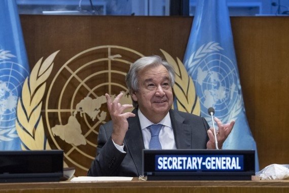 Vaccinate everybody everywhere to defeat Covid: Antonio Guterres Vaccinate everybody everywhere to defeat Covid: Antonio Guterres