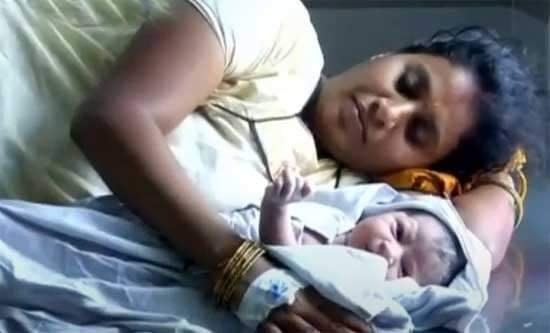 Andhra: Sarpanch candidate gives birth to girl after casting vote Andhra: Sarpanch candidate gives birth to girl after casting vote