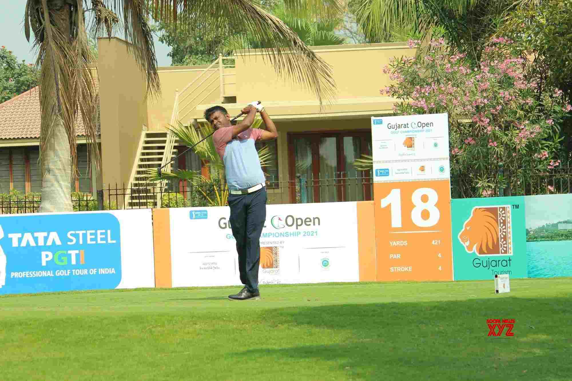 Vooty Masters golf: Chouhan matches course record of 63 to zoom to top at halfway stage Vooty Masters golf: Chouhan matches course record of 63 to zoom to top at halfway stage