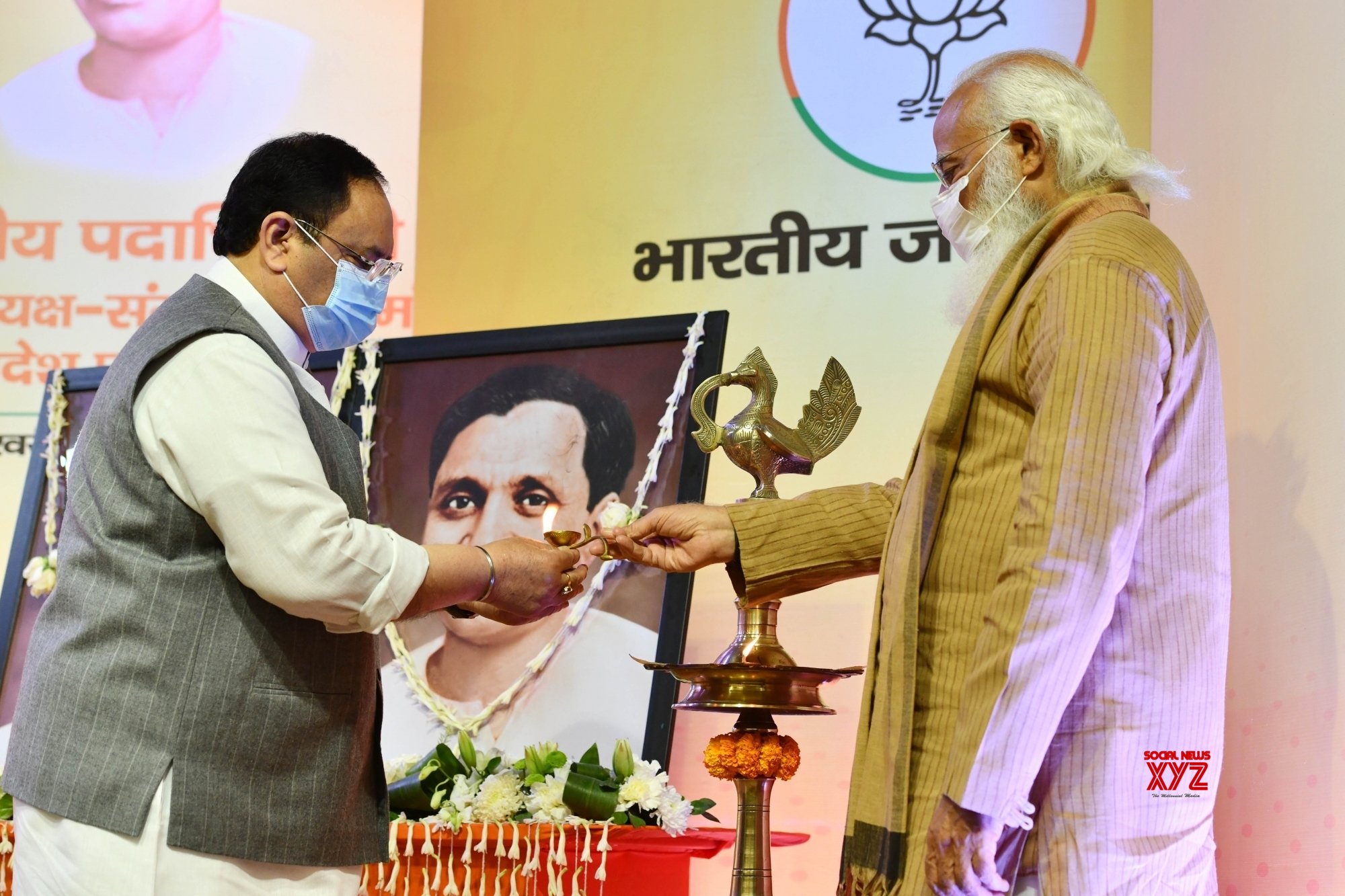 BJP office bearers hail PM for Covid management, farm laws BJP office bearers hail PM for Covid management, farm laws