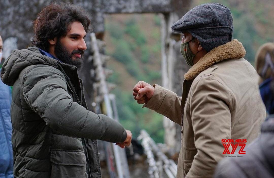 Ahan Shetty wraps debut film 'Tadap' shoot Ahan Shetty wraps debut film 'Tadap' shoot