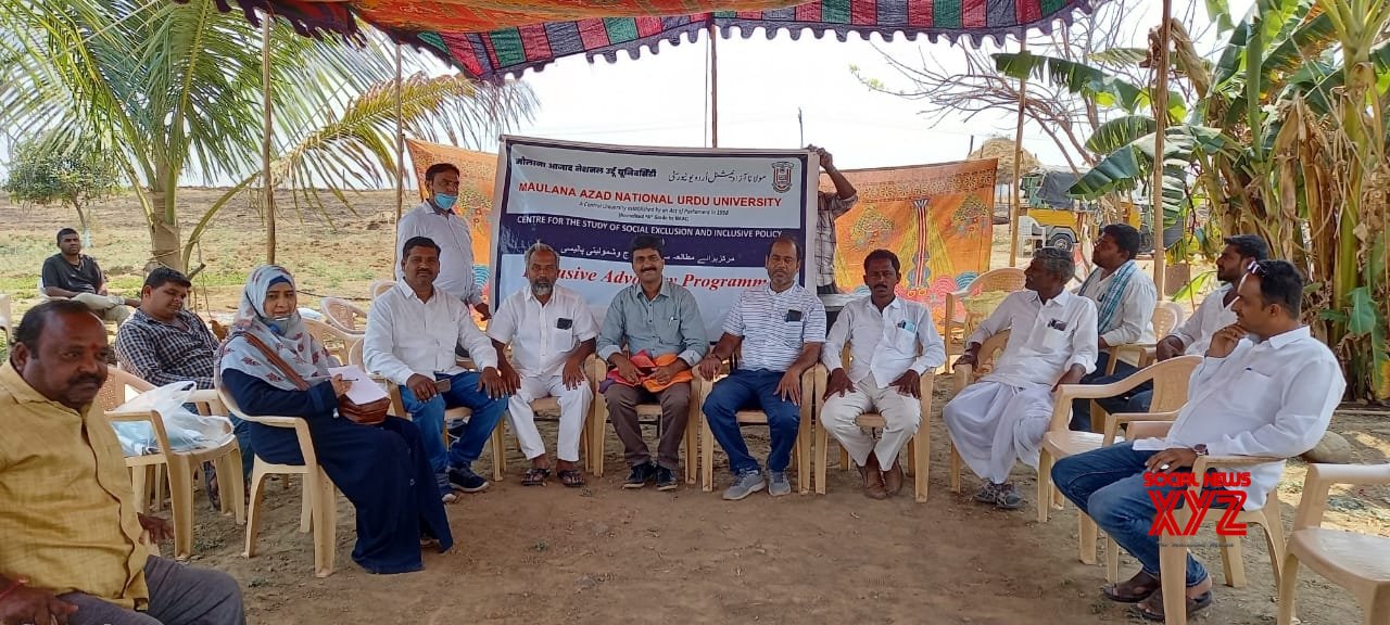MANUU Centre adopts village in Telangana under IAP MANUU Centre adopts village in Telangana under IAP
