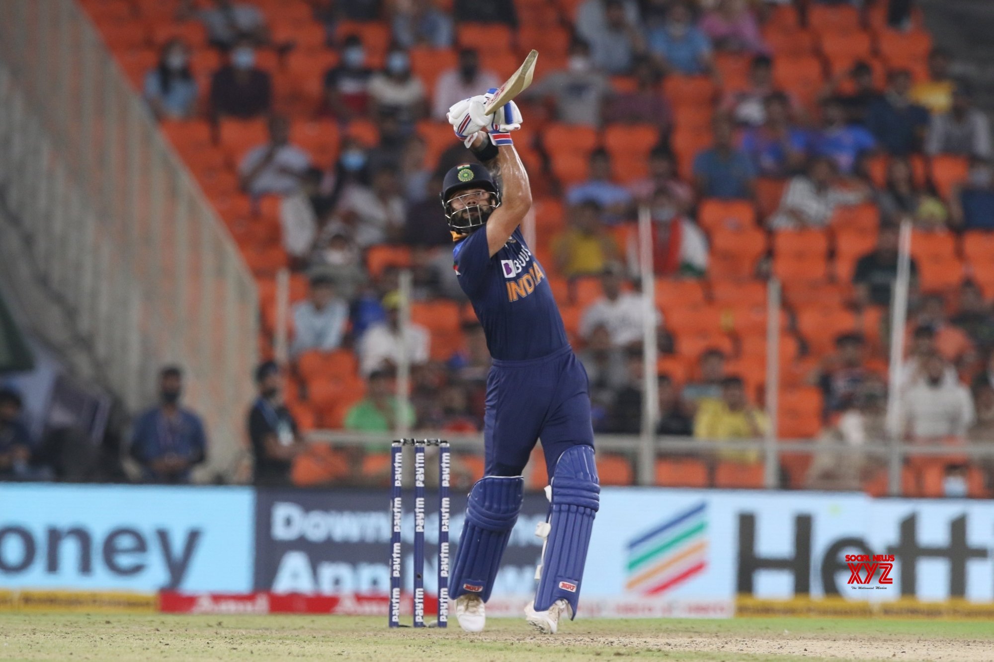 Wood walked up to Kohli to praise his six Wood walked up to Kohli to praise his six