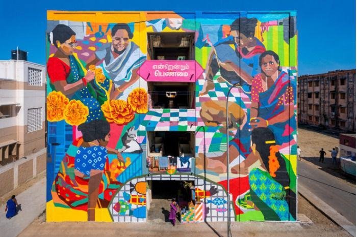 Kannagi Nagar: First 'Art District' of Chennai to get facelift Kannagi Nagar: First 'Art District' of Chennai to get facelift