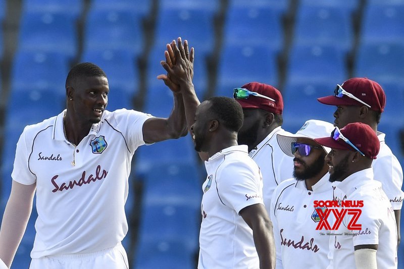 1st Test: Holder takes 5 as WI bowl out SL for 169 1st Test: Holder takes 5 as WI bowl out SL for 169