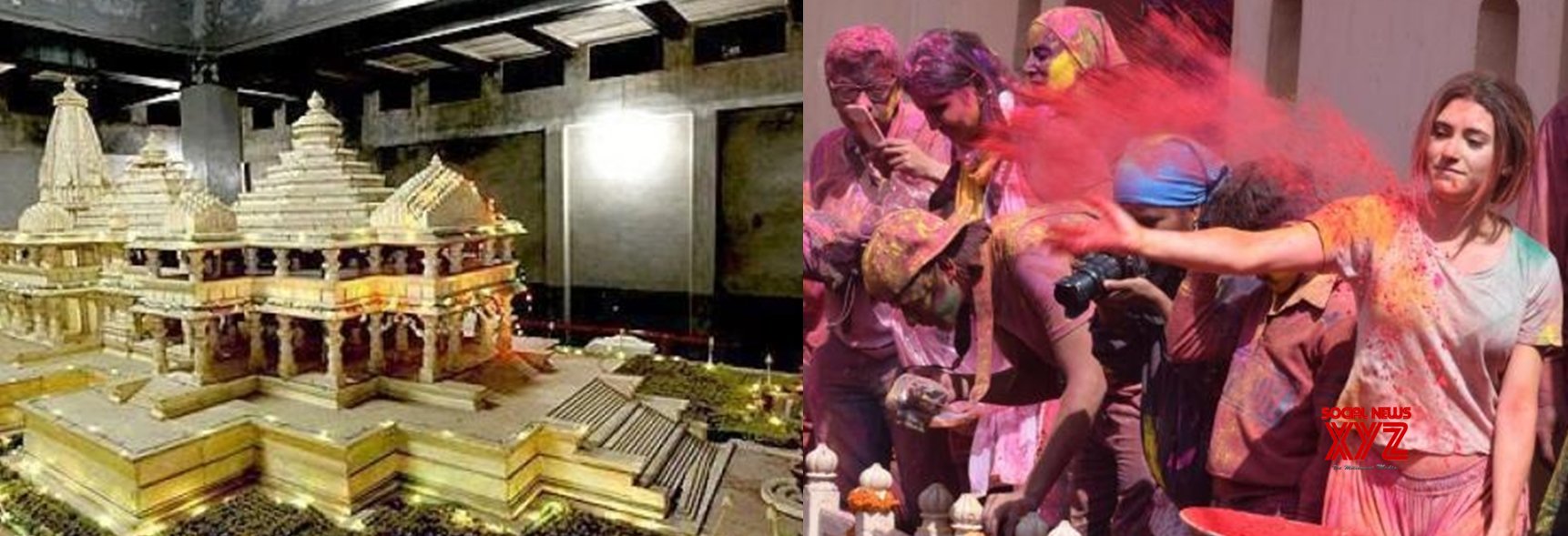 Ram Janmabhoomi temple to celebrate Holi for 1st time Ram Janmabhoomi temple to celebrate Holi for 1st time