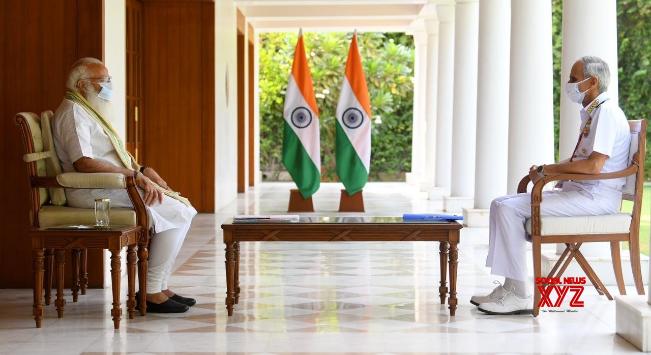 PM reviews Covid related initiatives by Indian Navy PM reviews Covid related initiatives by Indian Navy
