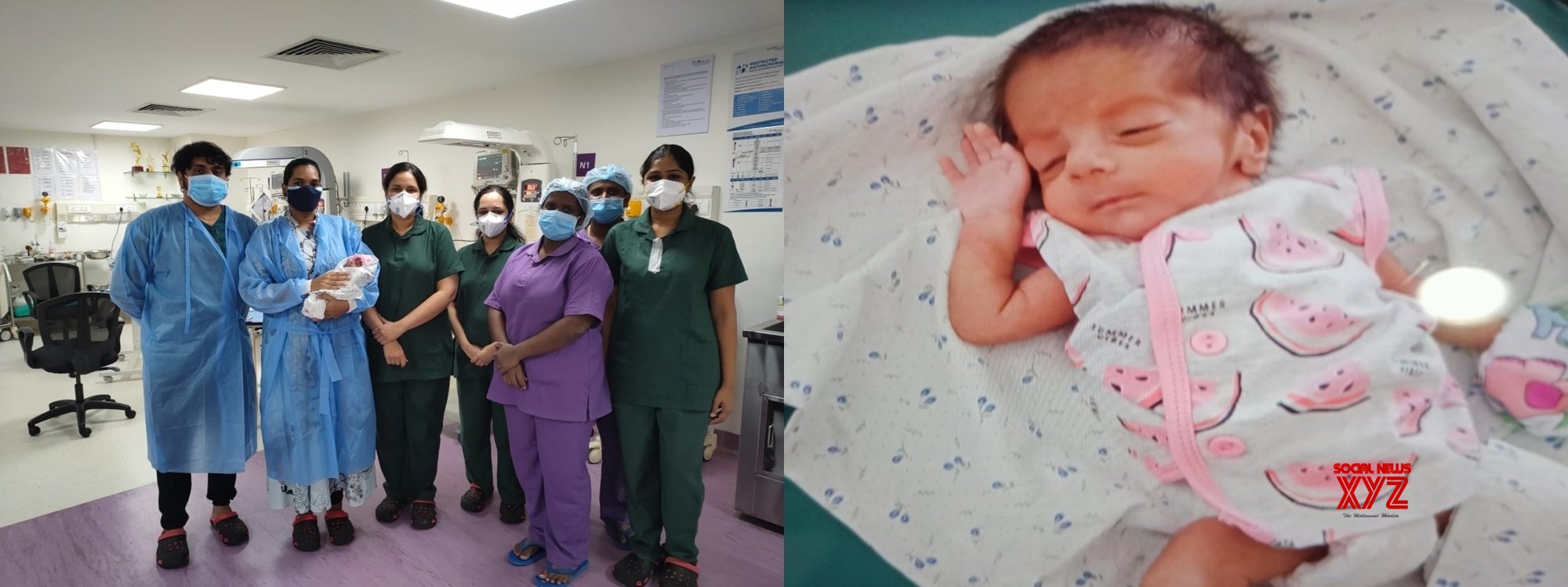 Youngest Covid patient discharged from Hyderabad hospital Youngest Covid patient discharged from Hyderabad hospital