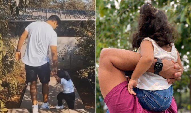 Angad Bedi Is Spending Quality Time With Daughter After Testing Negative Angad Bedi Is Spending Quality Time With Daughter After Testing Negative