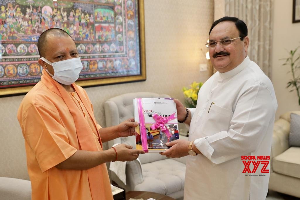 UP CM meets BJP chief Nadda after Modi UP CM meets BJP chief Nadda after Modi