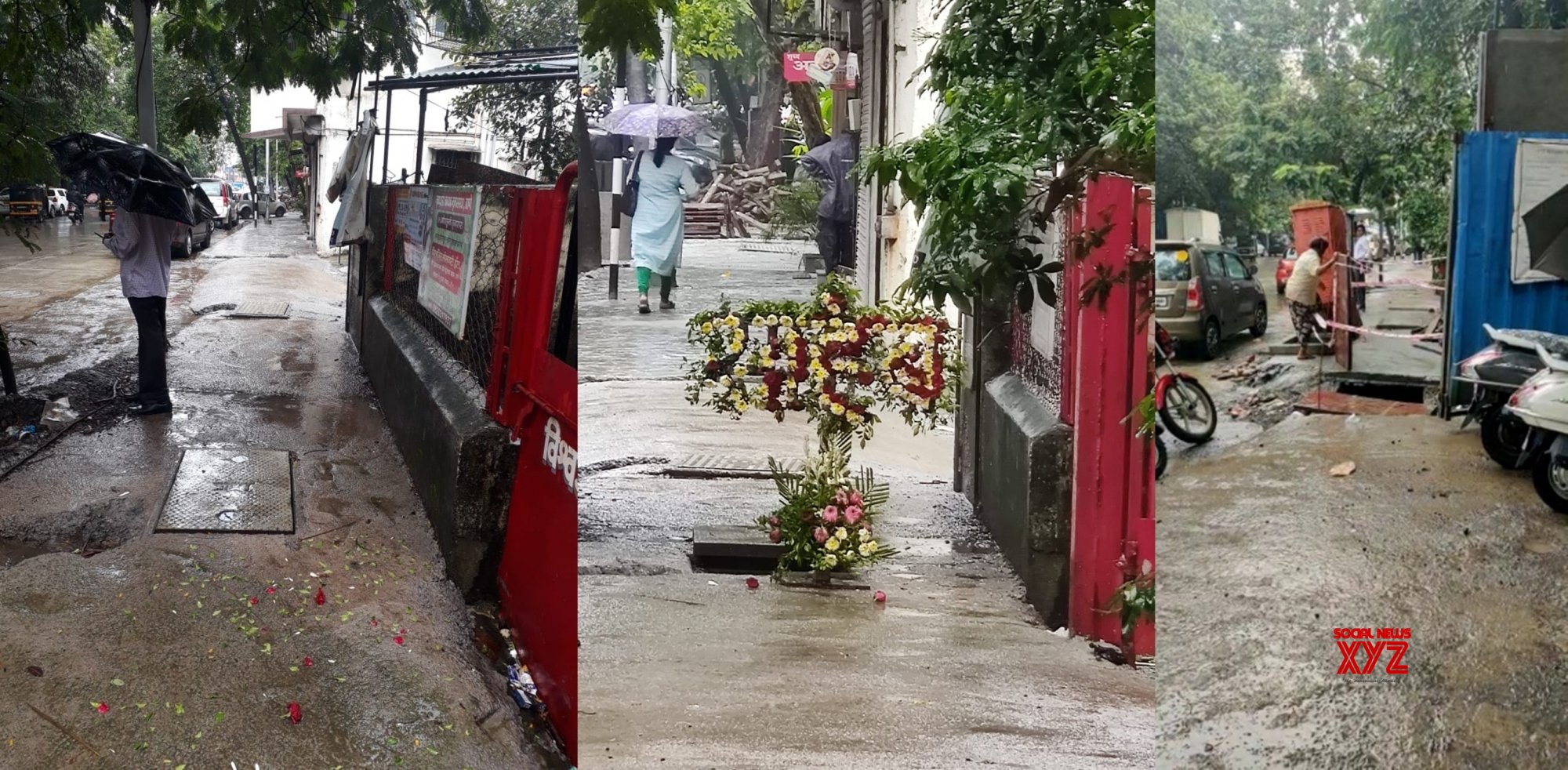 'Gandhi-giri' message spurs Thane civic body to fix open manholes 'Gandhi-giri' message spurs Thane civic body to fix open manholes