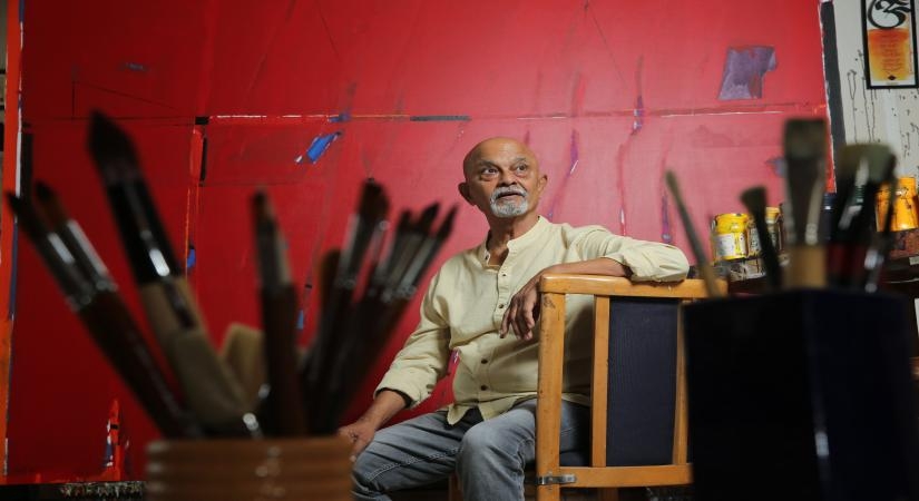Veteran artist Prabhakar Kolte's works to go on exhibition Veteran artist Prabhakar Kolte's works to go on exhibition