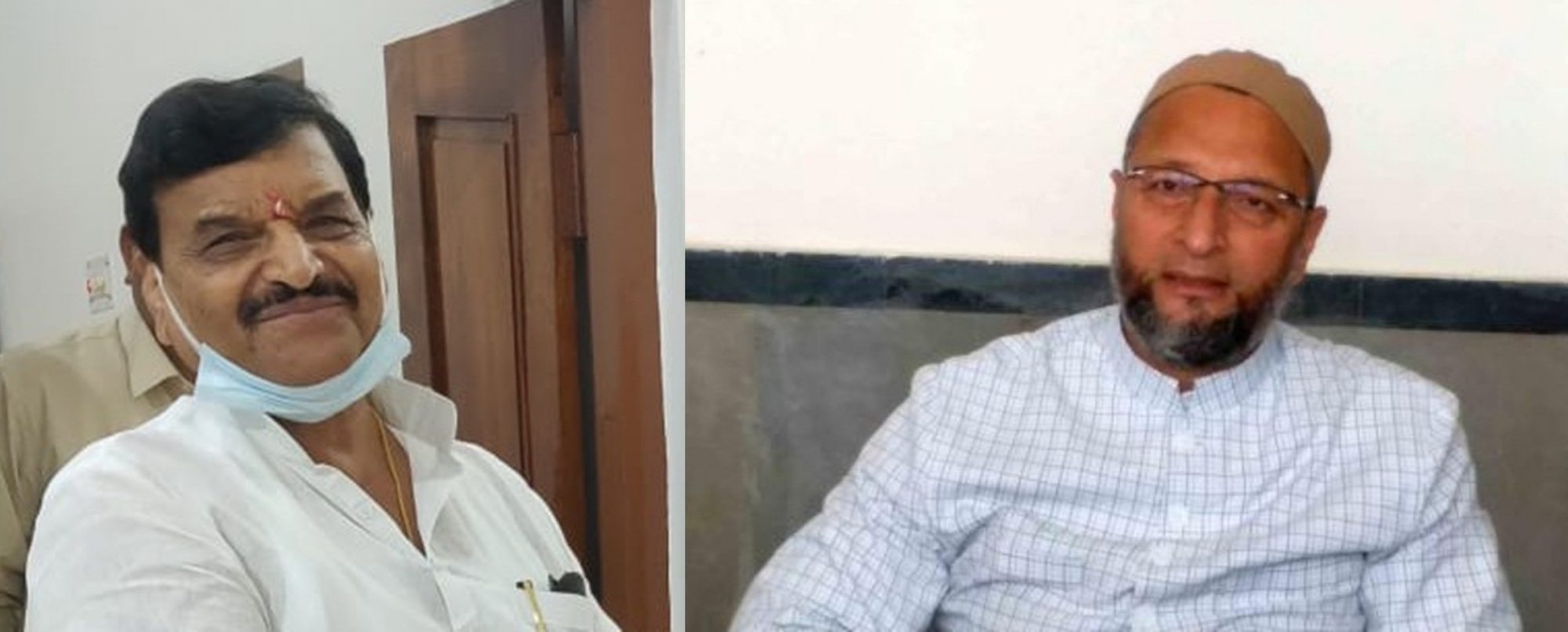 Owaisi meets Shivpal, terms it courtesy call Owaisi meets Shivpal, terms it courtesy call