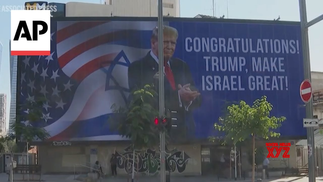 People in Tel Aviv and Jerusalem react as Trump wins U.S. presidential race (Video)