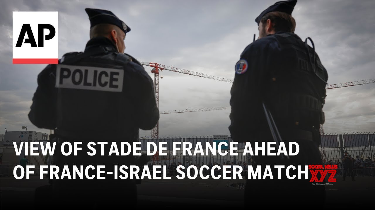 LIVE: View of Stade de France ahead of France-Israel soccer match following Amsterdam violence (Video)
