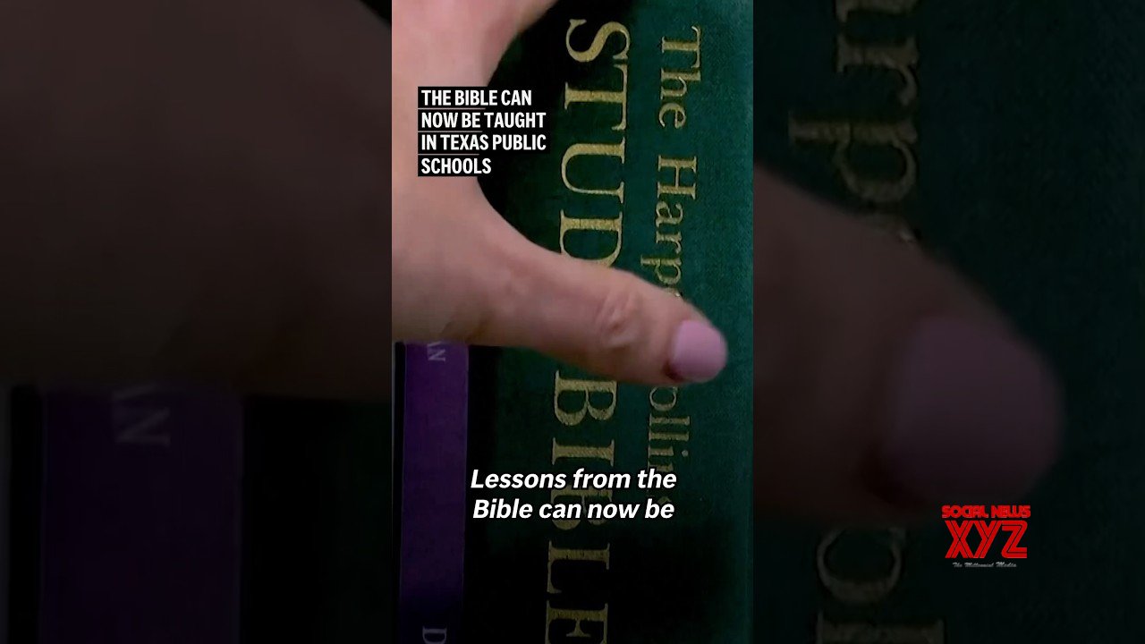 The Bible can now be taught in Texas public schools (Video)
