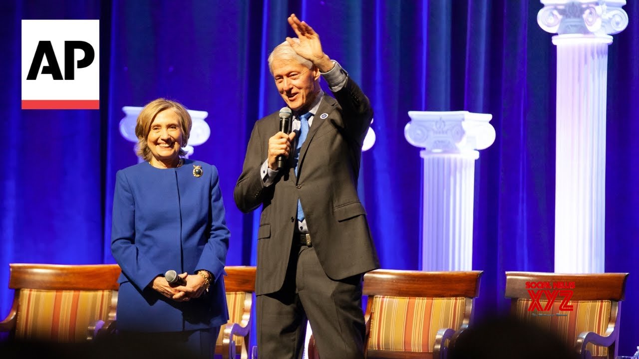 Bill and Hillary Clinton urge voters to remain involved in public service (Video)