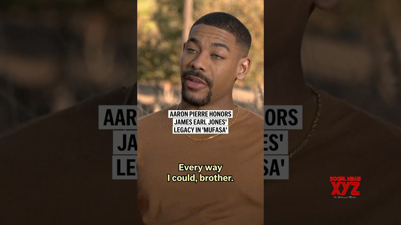 Aaron Pierre honors James Earl Jones’ legacy in ‘Mufasa’ (Video)