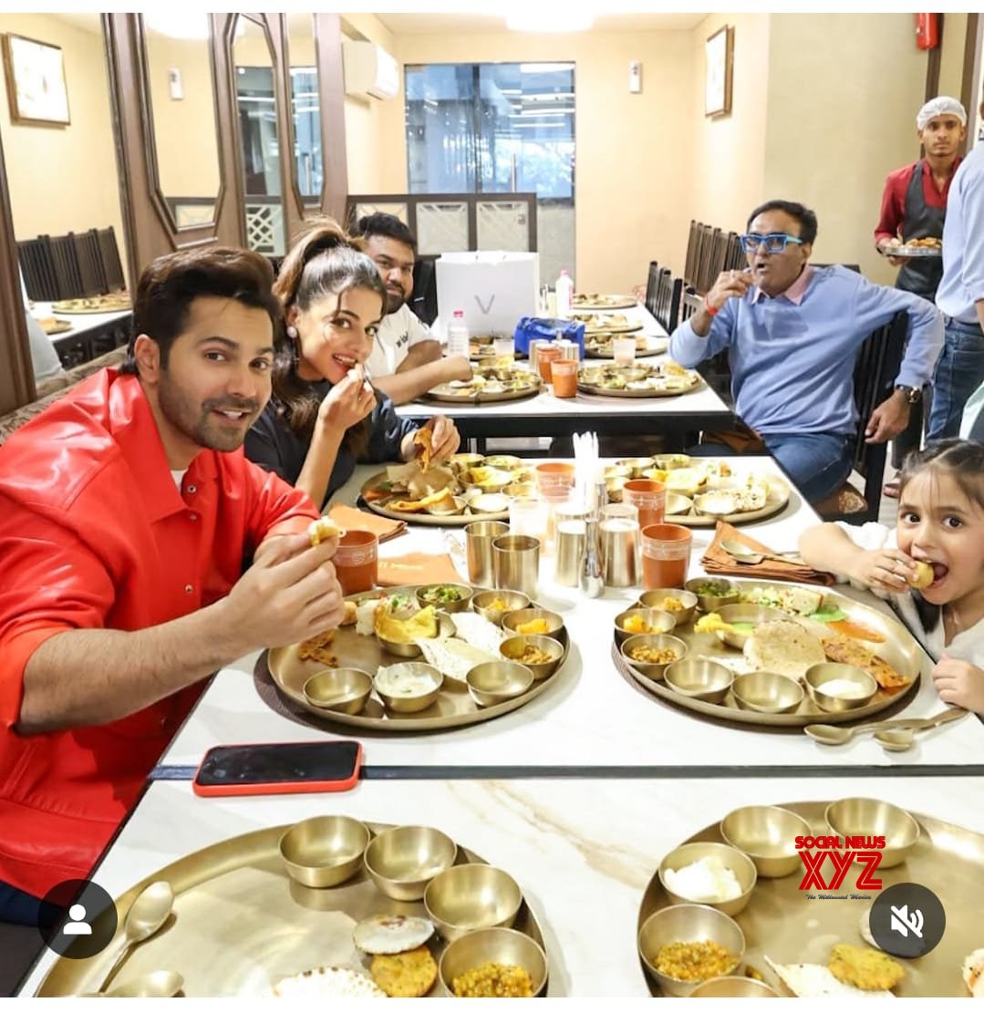 Varun Dhawan enjoys flavours of Gujarat with Wamiqa Gabbi