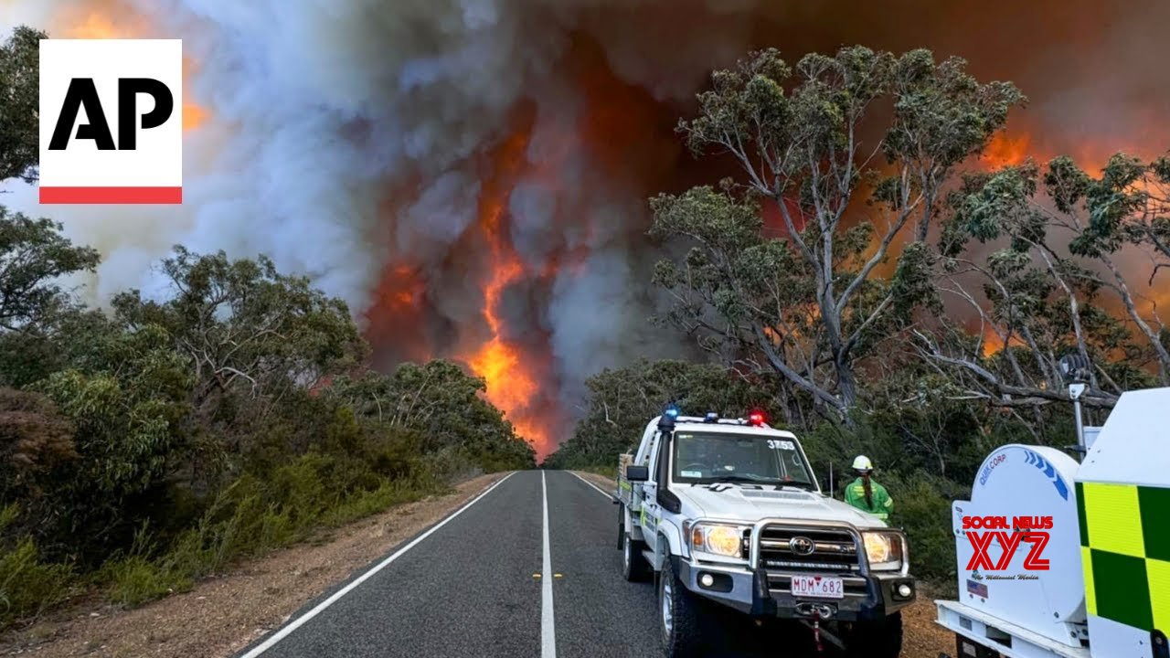 Fires still burning in the Australian state of Victoria as conditions are predicted to worsen (Video)