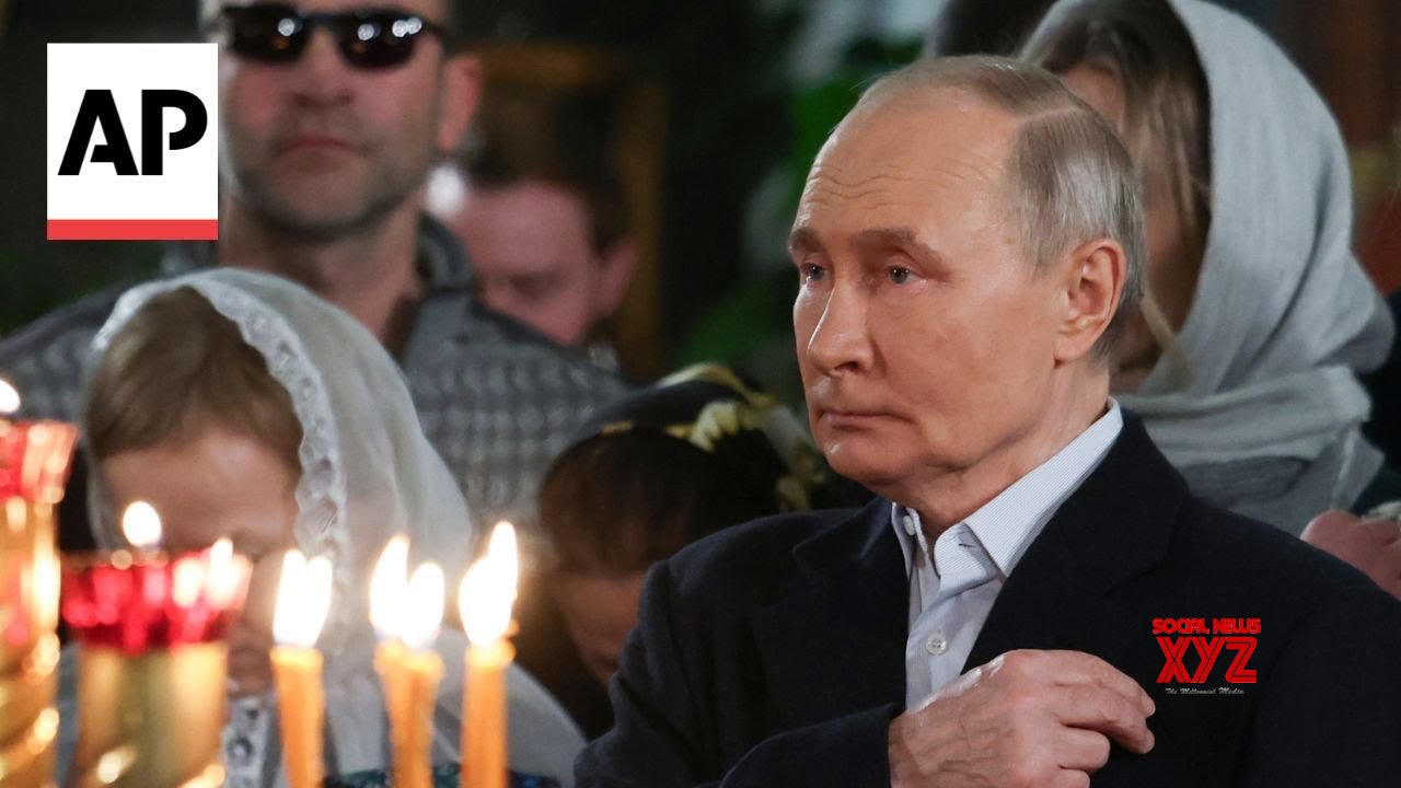 Putin attends Orthodox Christmas service in Moscow (Video)