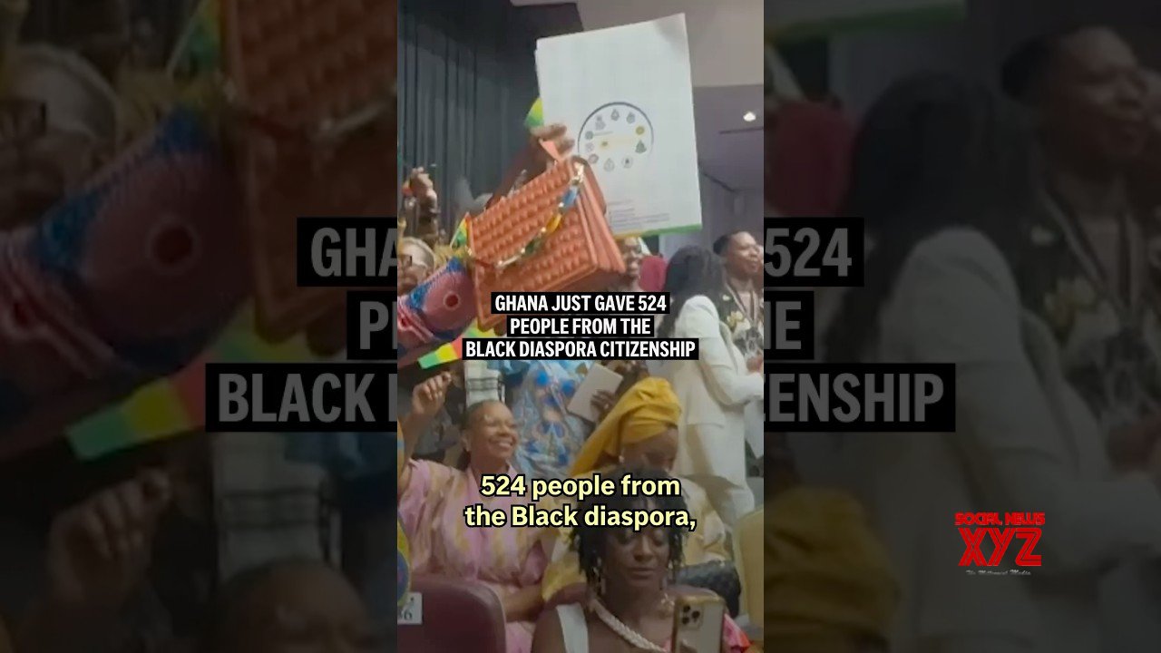 Ghana just gave 524 people from the Black diaspora citizenship (Video)