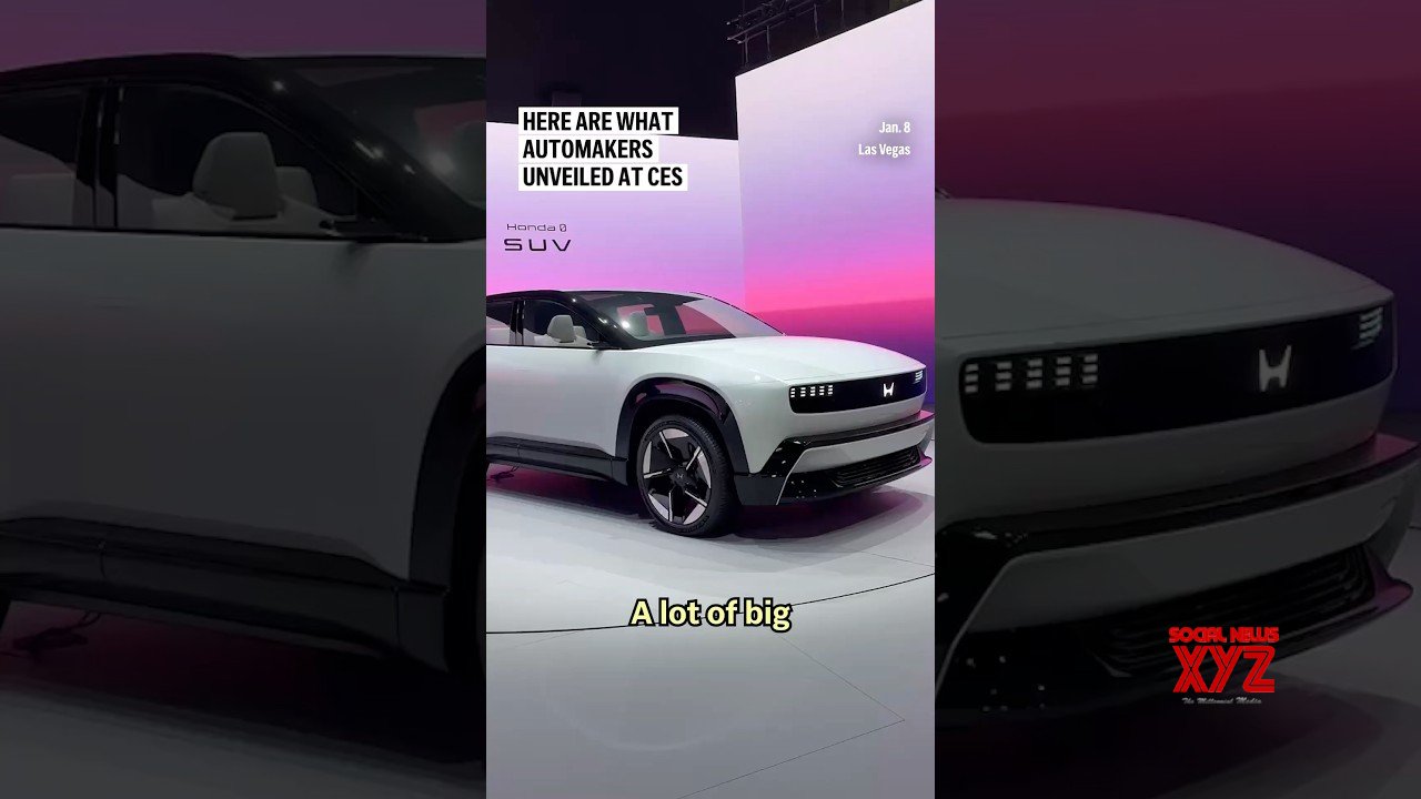 Here are what automakers unveiled at CES (Video)